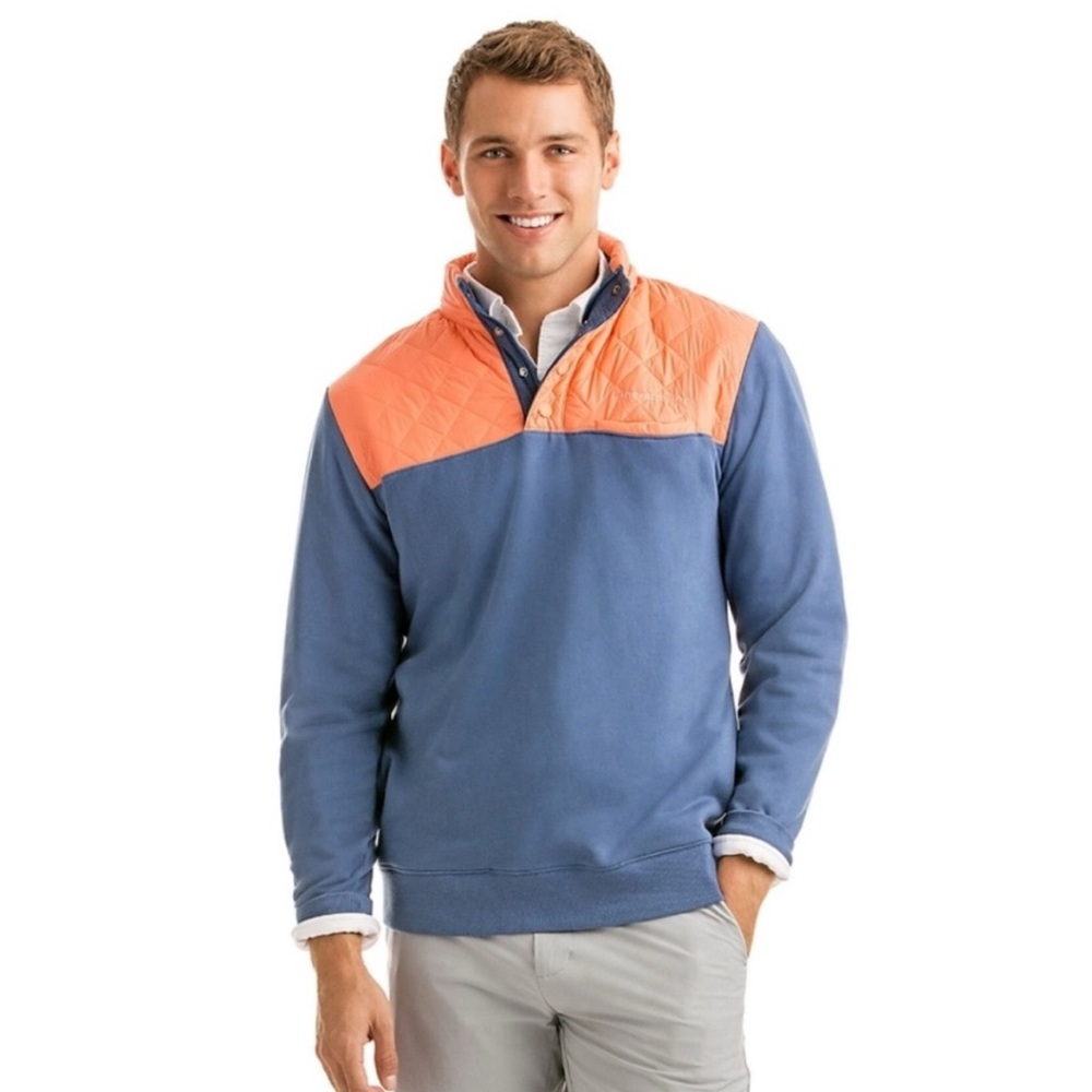 Men's Vineyard Vines Performance Quilted Shep Shirt Size M